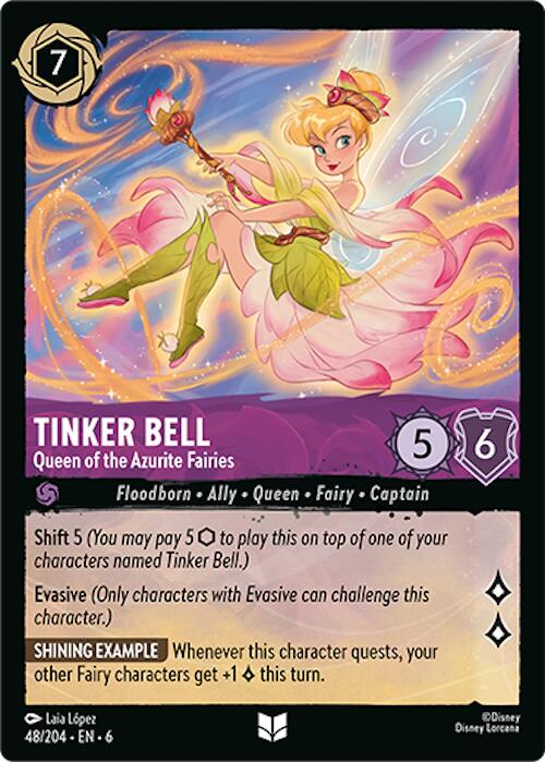 Tinker Bell - Queen of the Azurite Fairies (48/204) [Azurite Sea] | The CG Realm