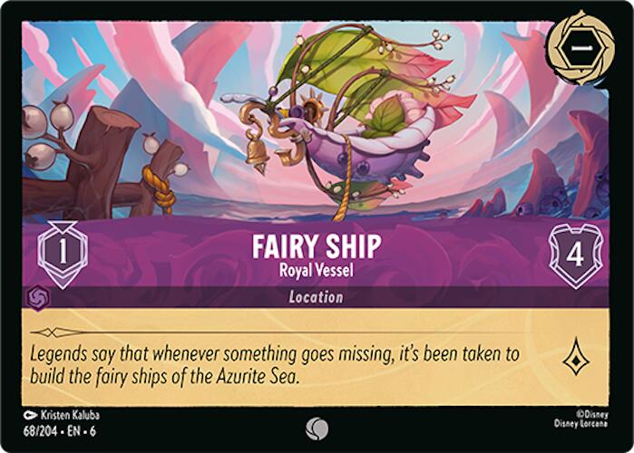 Fairy Ship - Royal Vessel (68/204) [Azurite Sea] | The CG Realm