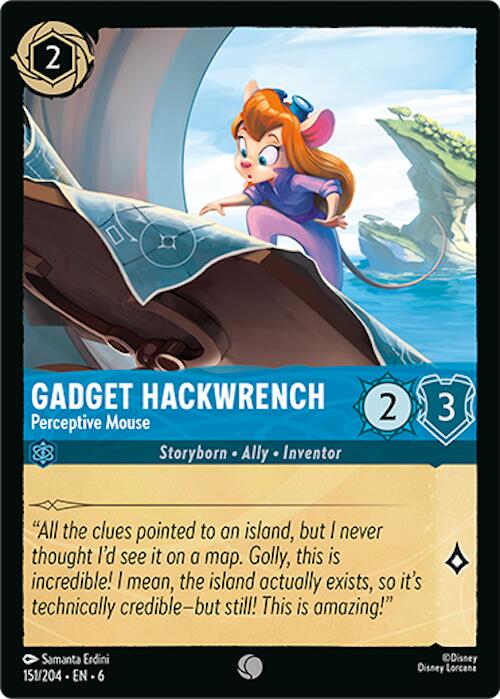 Gadget Hackwrench - Perceptive Mouse (151/204) [Azurite Sea] | The CG Realm