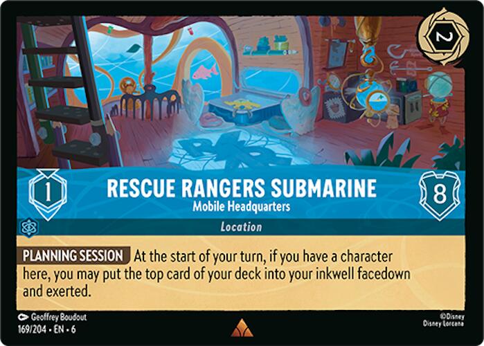 Rescue Rangers Submarine - Mobile Headquarters (169/204) [Azurite Sea] | The CG Realm