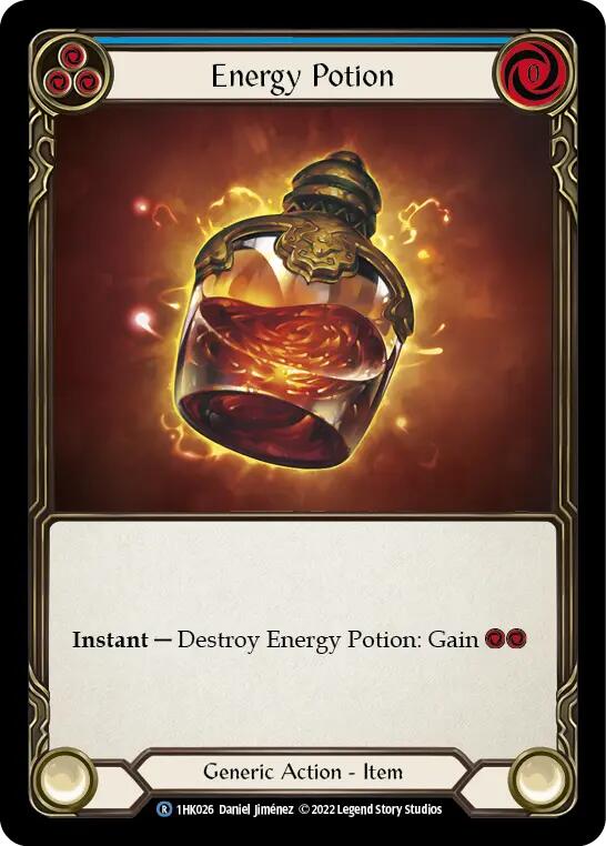 Energy Potion (Blue) [1HK026] (Historic Pack 1 Blitz Deck: Kano) | The CG Realm