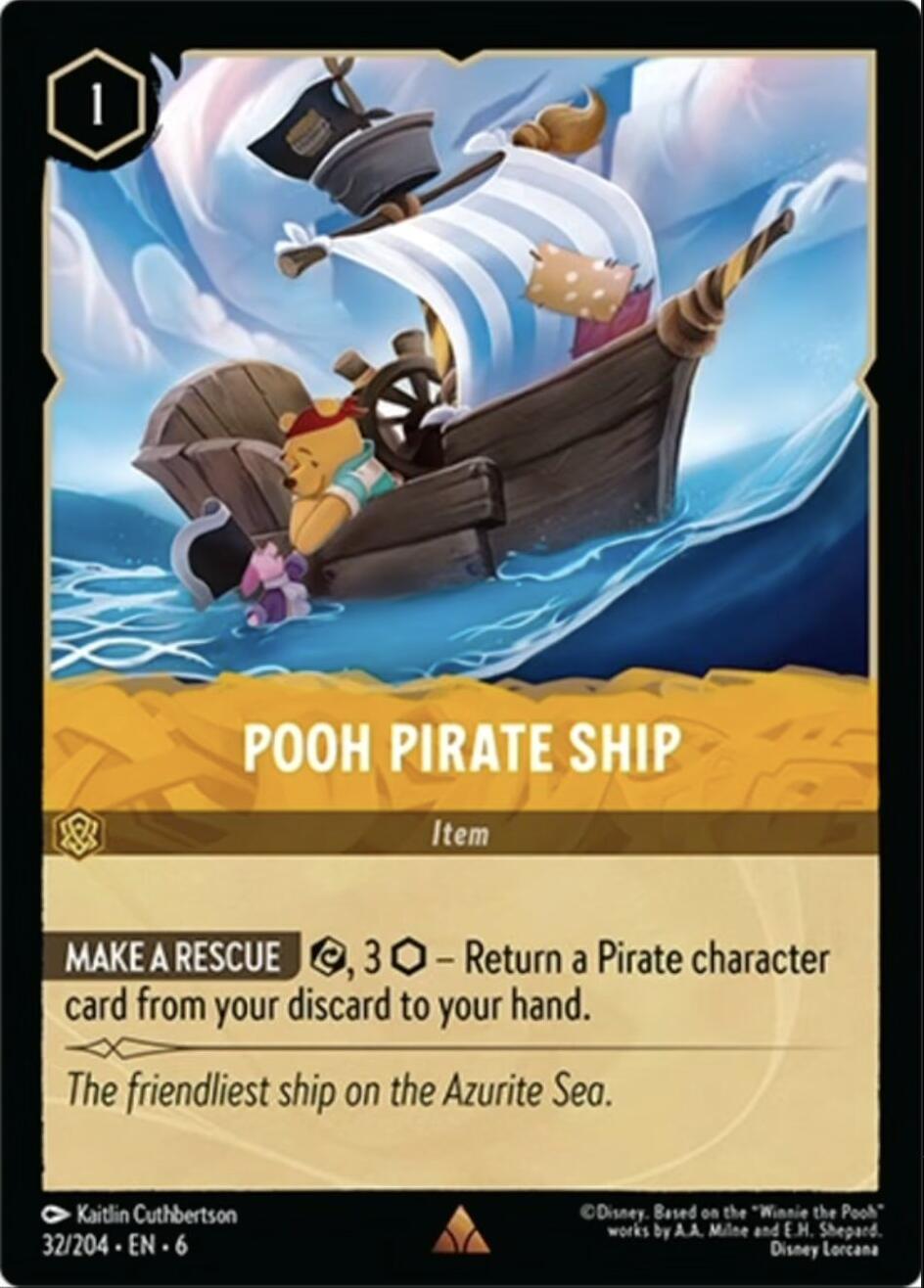 Pooh Pirate Ship (32/204) [Azurite Sea] | The CG Realm