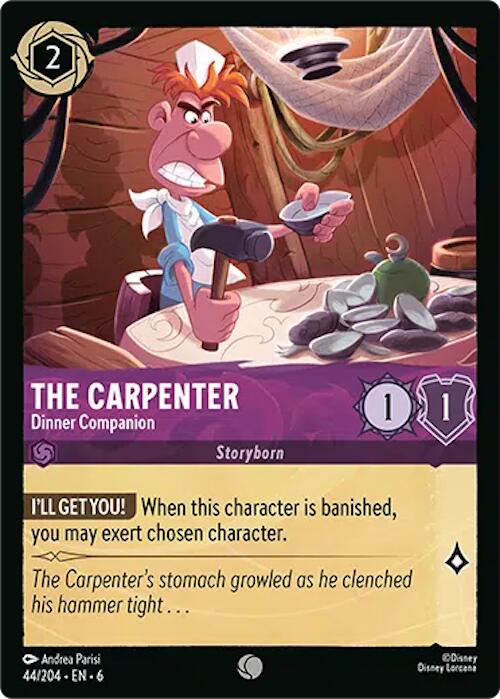 The Carpenter - Dinner Companion (44/204) [Azurite Sea] | The CG Realm