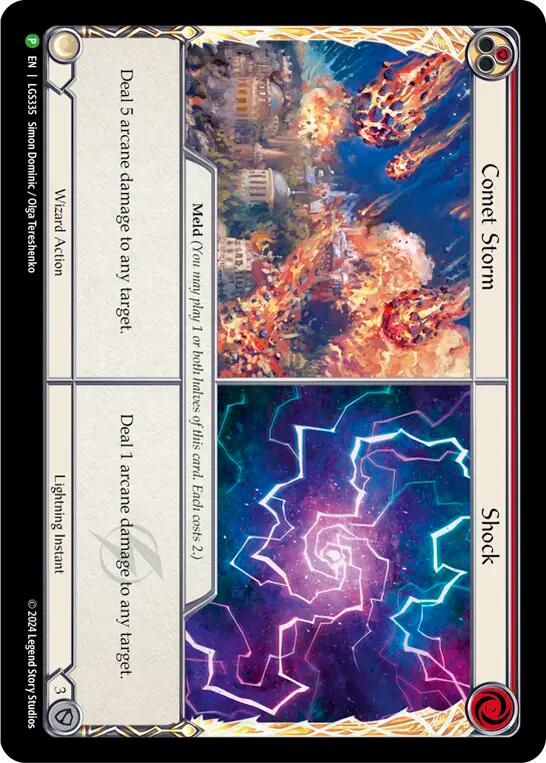 Comet Storm // Shock [LGS335] (Promo)  Cold Foil | The CG Realm