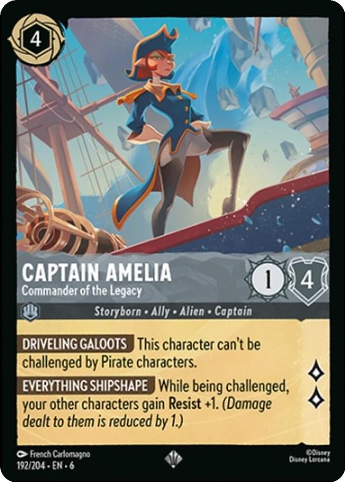 Captain Amelia - Commander of the Legacy (192/204) [Azurite Sea] | The CG Realm