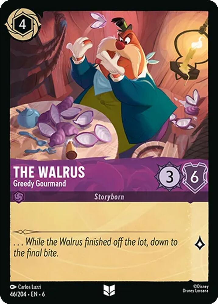 The Walrus - Greedy Gourmand (46/204) [Azurite Sea] | The CG Realm