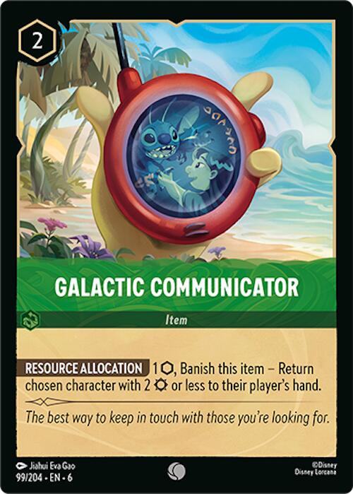 Galactic Communicator (99/204) [Azurite Sea] | The CG Realm