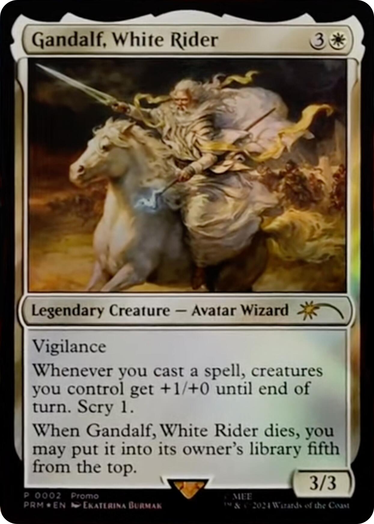 Gandalf, White Rider [Resale Promos] | The CG Realm