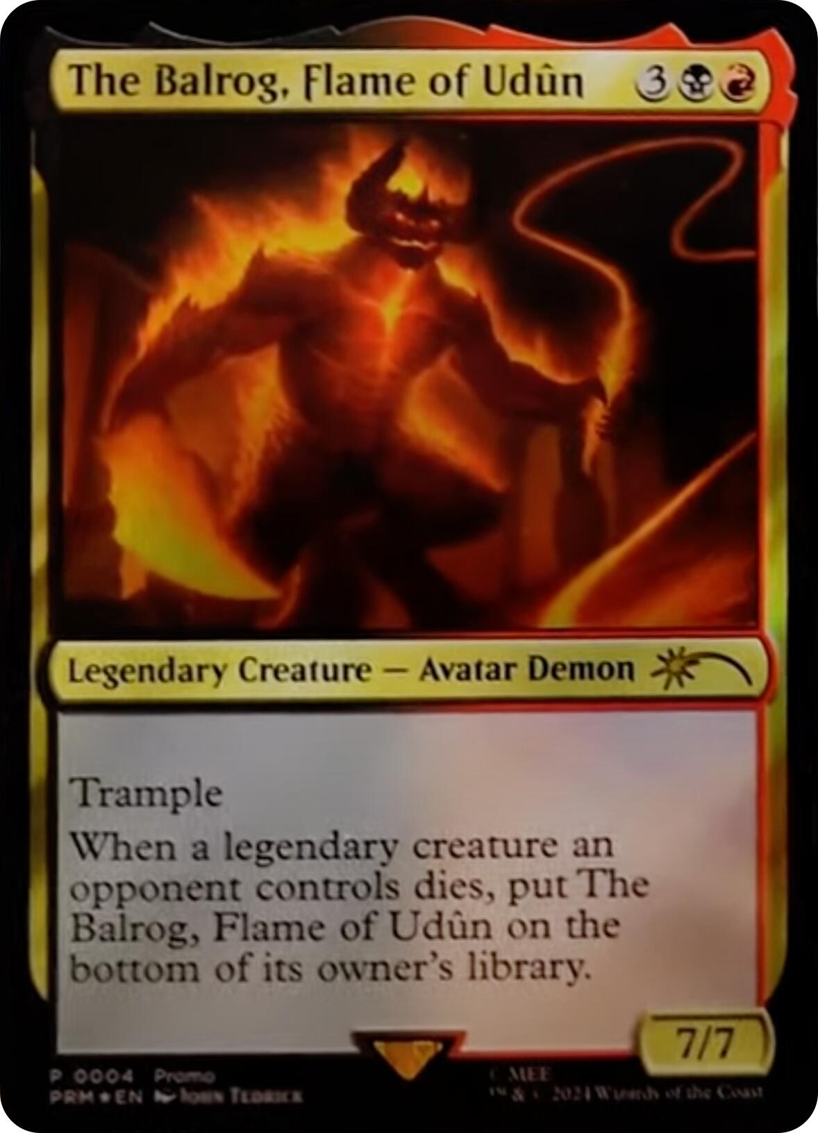 The Balrog, Flame of Udun [Resale Promos] | The CG Realm