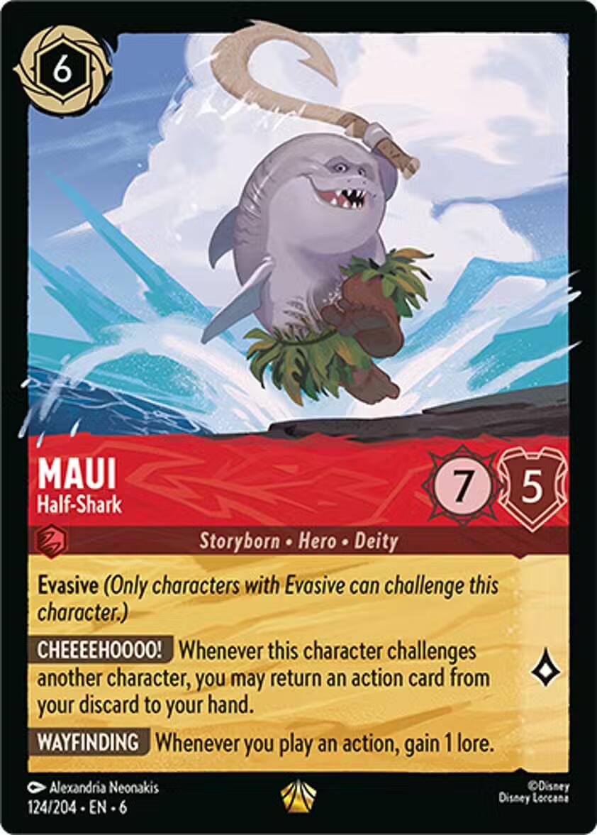 Maui - Half-Shark (124/204) [Azurite Sea] | The CG Realm