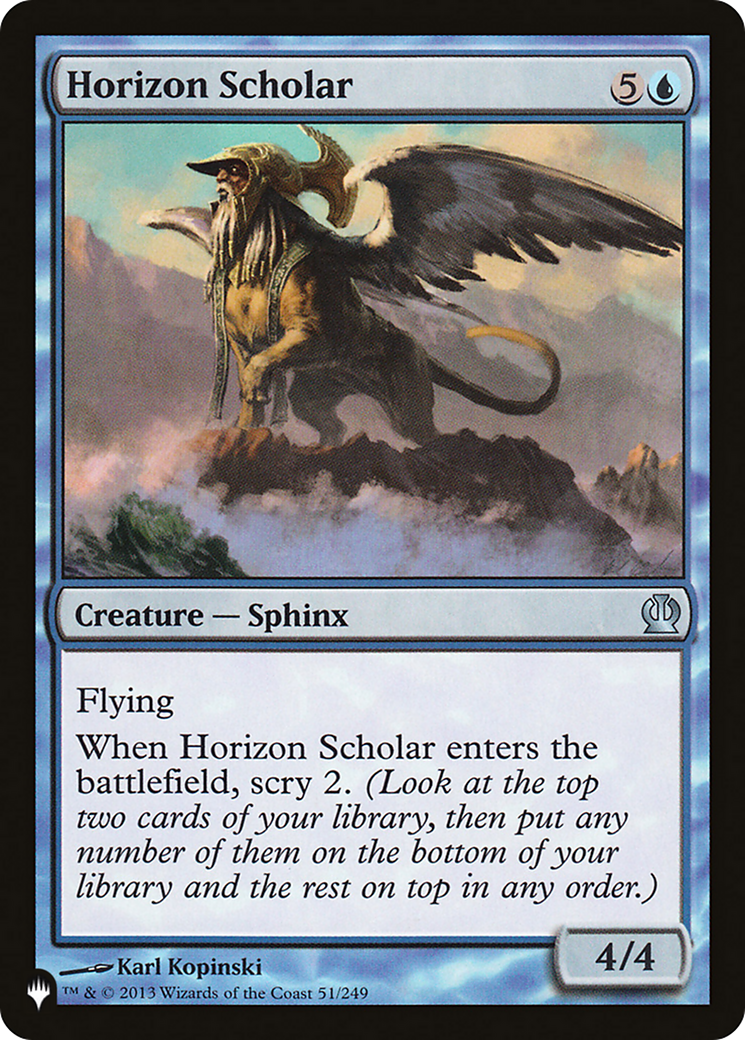 Horizon Scholar [The List] | The CG Realm