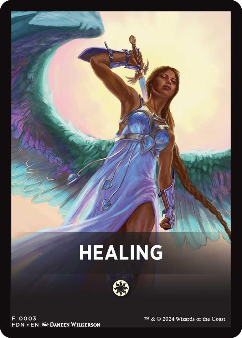 Healing Theme Card [Foundations Tokens] | The CG Realm