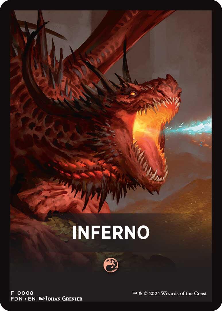 Inferno Theme Card [Foundations Tokens] | The CG Realm