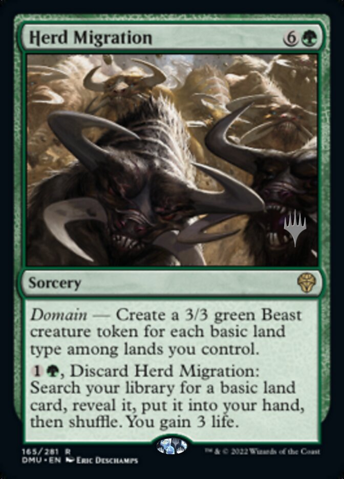 Herd Migration (Promo Pack) [Dominaria United Promos] | The CG Realm