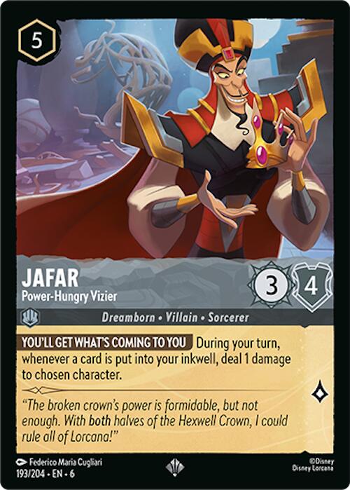 Jafar - Power-Hungry Vizier (193/204) [Azurite Sea] | The CG Realm