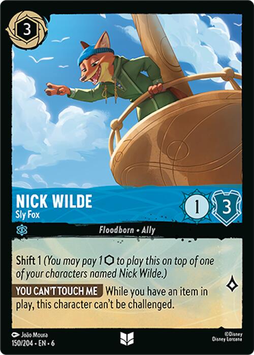 Nick Wilde - Sly Fox (150/204) [Azurite Sea] | The CG Realm