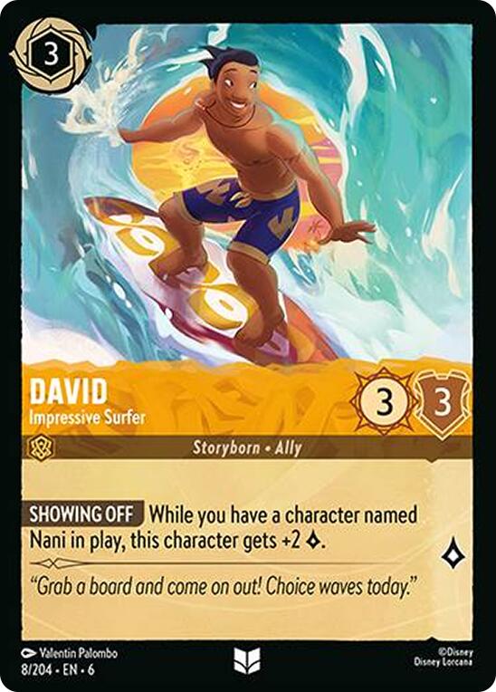 David - Impressive Surfer (8/204) [Azurite Sea] | The CG Realm