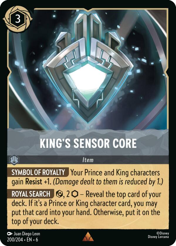 King's Sensor Core (200/204) [Azurite Sea] | The CG Realm