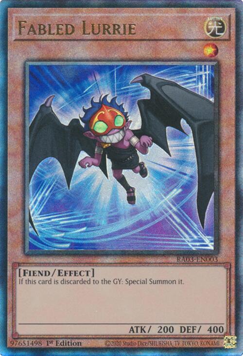 Fabled Lurrie (UTR) [RA03-EN003] Prismatic Ultimate Rare | The CG Realm