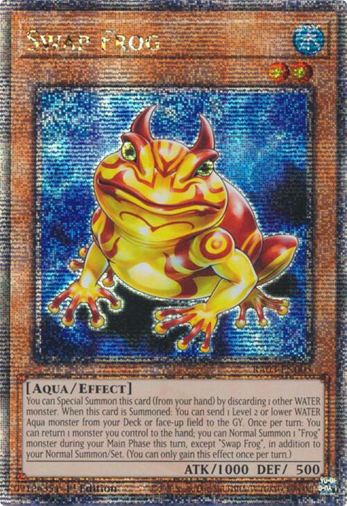 Swap Frog (Quarter Century Secret Rare) [RA03-EN005] Quarter Century Secret Rare | The CG Realm