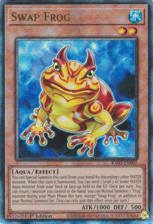 Swap Frog (UTR) [RA03-EN005] Prismatic Ultimate Rare | The CG Realm