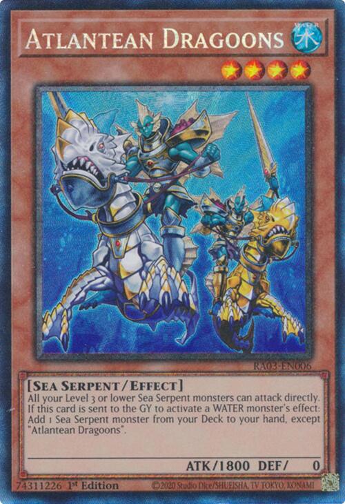 Atlantean Dragoons (CR) [RA03-EN006] Prismatic Collector's Rare | The CG Realm