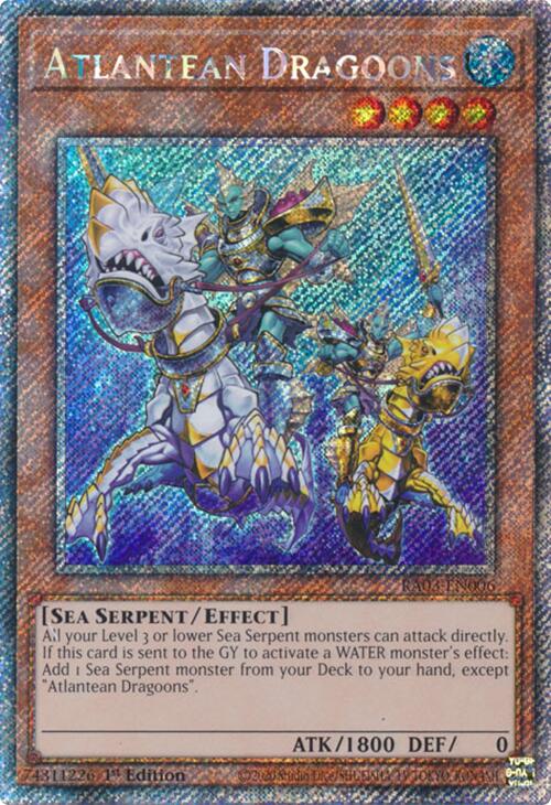 Atlantean Dragoons (Platinum Secret Rare) [RA03-EN006] Platinum Secret Rare | The CG Realm