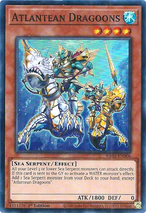 Atlantean Dragoons [RA03-EN006] Super Rare | The CG Realm