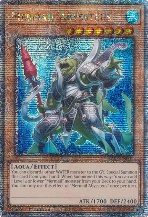 Mermail Abyssteus (Quarter Century Secret Rare) [RA03-EN007] Quarter Century Secret Rare | The CG Realm