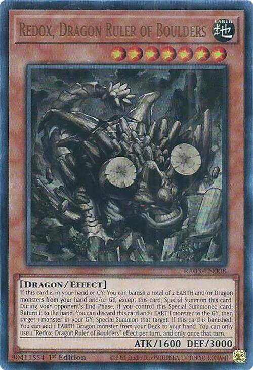 Redox, Dragon Ruler of Boulders (UR) [RA03-EN008] Ultra Rare | The CG Realm