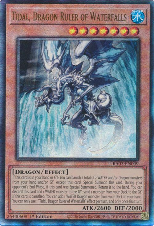 Tidal, Dragon Ruler of Waterfalls (UTR) [RA03-EN009] Prismatic Ultimate Rare | The CG Realm