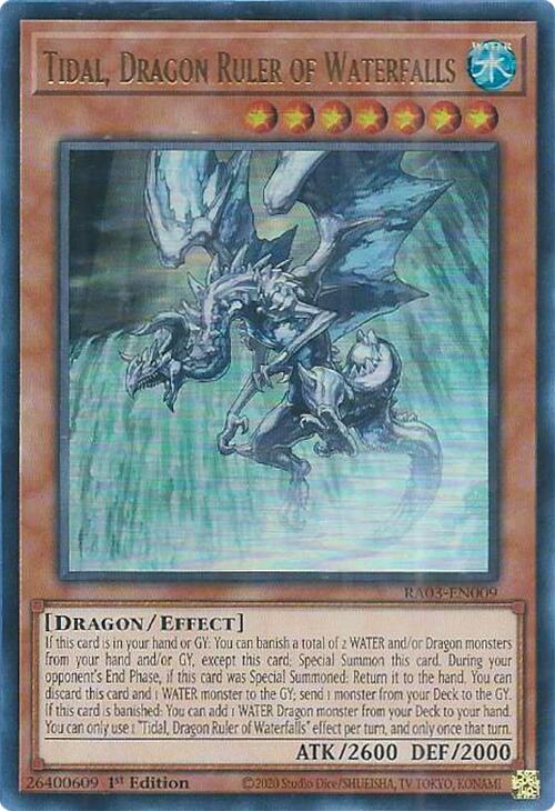 Tidal, Dragon Ruler of Waterfalls (UR) [RA03-EN009] Ultra Rare | The CG Realm