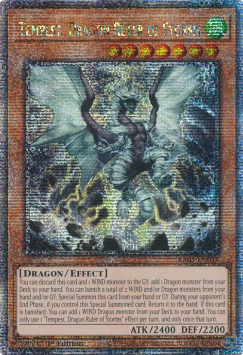 Tempest, Dragon Ruler of Storms (Quarter Century Secret Rare) [RA03-EN011] Quarter Century Secret Rare | The CG Realm