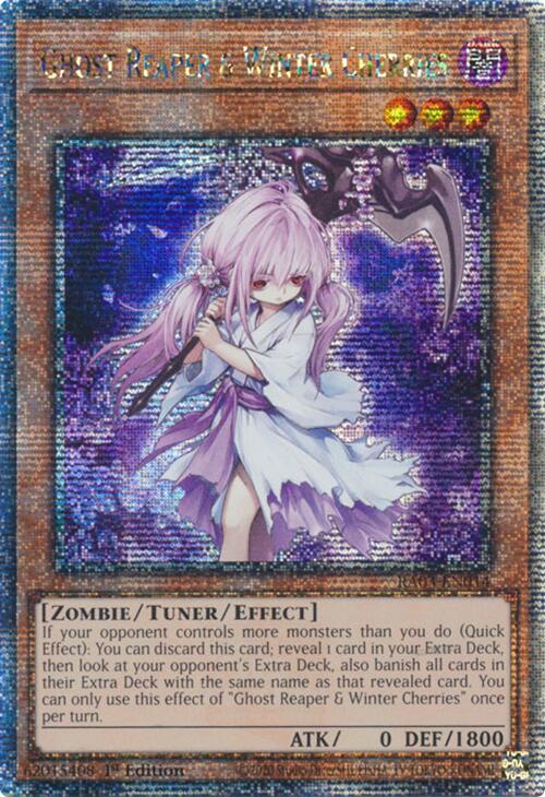 Ghost Reaper & Winter Cherries (Quarter Century Secret Rare) [RA03-EN014] Quarter Century Secret Rare | The CG Realm