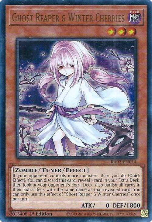 Ghost Reaper & Winter Cherries (Alternate Art) (UR) [RA03-EN014] Ultra Rare | The CG Realm