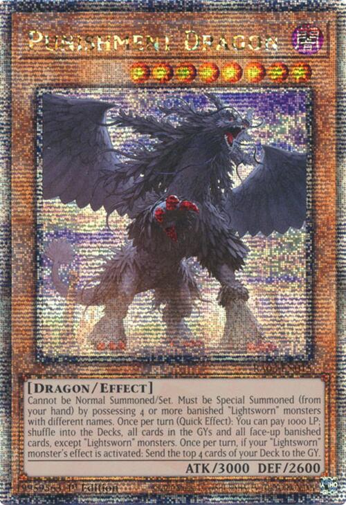 Punishment Dragon (Quarter Century Secret Rare) [RA03-EN015] Quarter Century Secret Rare | The CG Realm