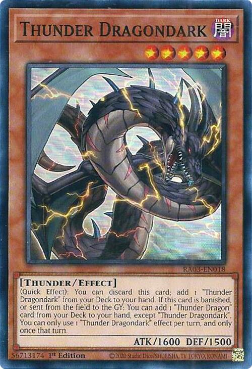 Thunder Dragondark [RA03-EN018] Super Rare | The CG Realm