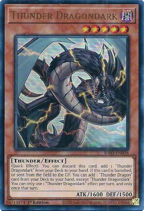 Thunder Dragondark (UR) [RA03-EN018] Ultra Rare | The CG Realm