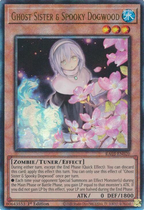 Ghost Sister & Spooky Dogwood (UTR) [RA03-EN020] Prismatic Ultimate Rare | The CG Realm