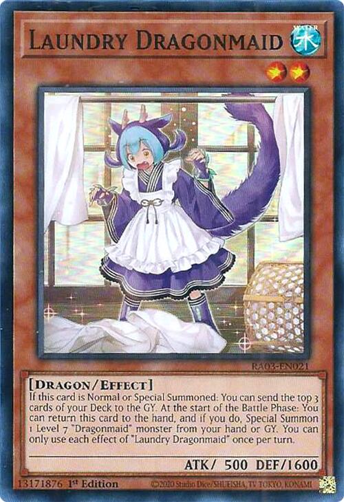 Laundry Dragonmaid [RA03-EN021] Super Rare | The CG Realm