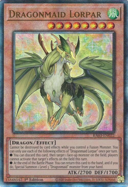 Dragonmaid Lorpar (UTR) [RA03-EN022] Prismatic Ultimate Rare | The CG Realm