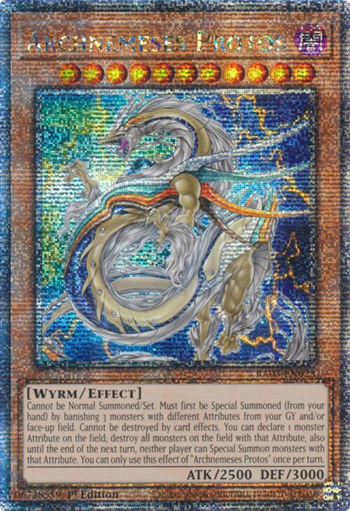 Archnemeses Protos (Quarter Century Secret Rare) [RA03-EN023] Quarter Century Secret Rare | The CG Realm