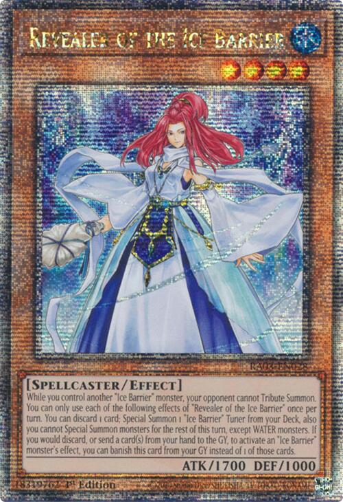 Revealer of the Ice Barrier (Quarter Century Secret Rare) [RA03-EN028] Quarter Century Secret Rare | The CG Realm