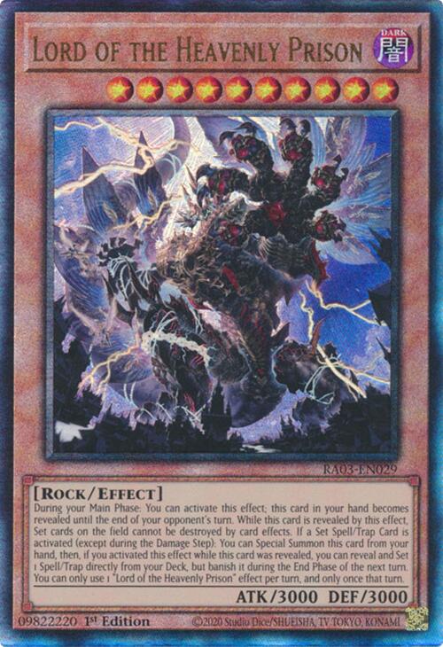 Lord of the Heavenly Prison (UTR) [RA03-EN029] Prismatic Ultimate Rare | The CG Realm