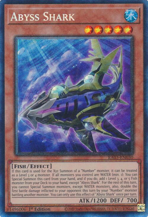 Abyss Shark (CR) [RA03-EN030] Prismatic Collector's Rare | The CG Realm