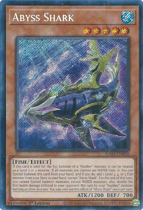 Abyss Shark (Secret Rare) [RA03-EN030] Secret Rare | The CG Realm