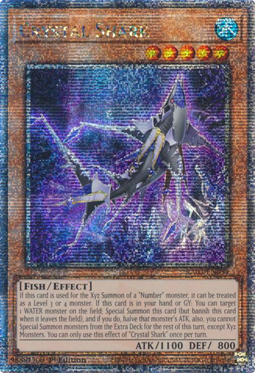 Crystal Shark (Quarter Century Secret Rare) [RA03-EN031] Quarter Century Secret Rare | The CG Realm