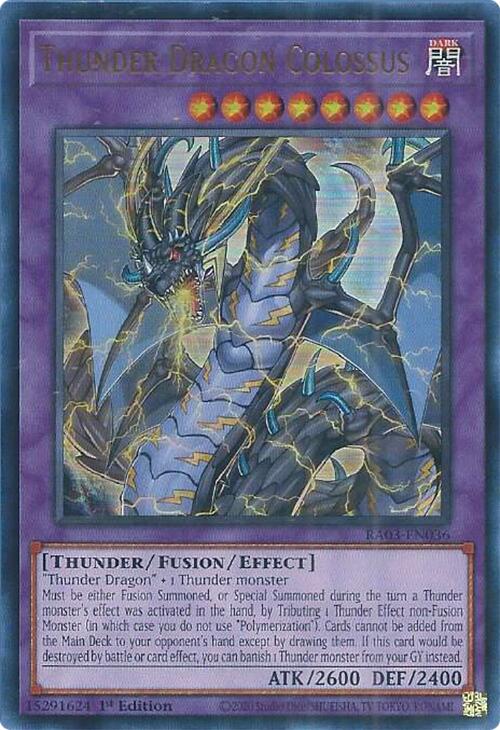 Thunder Dragon Colossus (UR) [RA03-EN036] Ultra Rare | The CG Realm