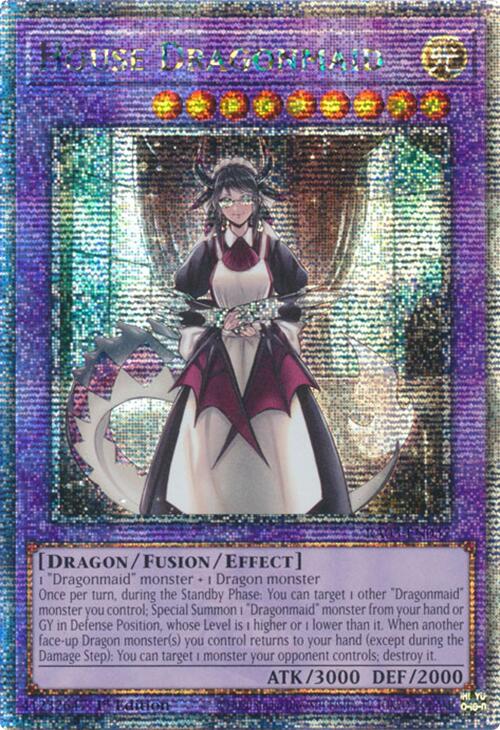 House Dragonmaid (Quarter Century Secret Rare) [RA03-EN037] Quarter Century Secret Rare | The CG Realm