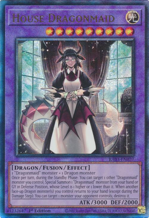 House Dragonmaid (UTR) [RA03-EN037] Prismatic Ultimate Rare | The CG Realm